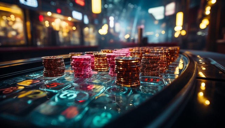 Tampilan video poker di ponsel